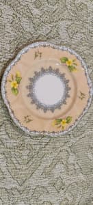 Rare Shelley Gainsborough Crochet Fine Bone China Side Plate