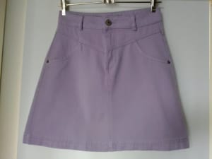 New Purple Denim Skirt