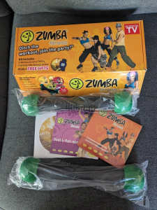 Zumba fitness kit (no watch ..( was never in box ) 