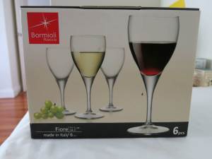 BORMIOLI Wine Glasses Fiore