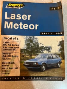 Ford Laser Meteor workshop manual