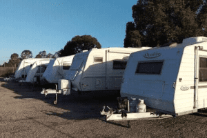 Secure storage yard - trailer caravan jetski boat van car bike etc