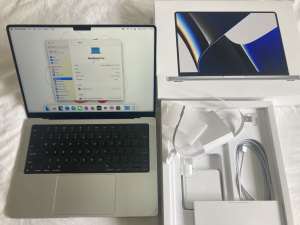MacBook Pro 14 inch M1 Pro Processor 1TB SSD, 16GB RAM, 14”, Silver