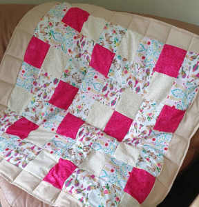 Brand New Patch work Quilt / Throw rug (PQ03)