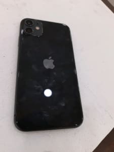Black iPhone 11 64gigs with warranty for sale