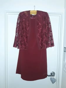 Mother of the Bride Dress and Lace Jacket