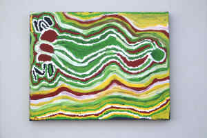 Aboriginal Art Painting from Warnayaka Art Centre - Beryl Nakamarra