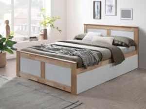 IKEA double bed with mattress