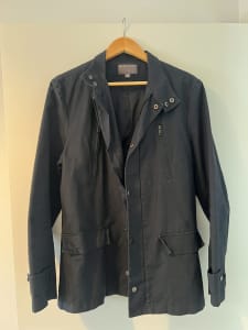 Witchery Man Button-Up Dark Grey Jacket (Size Medium)