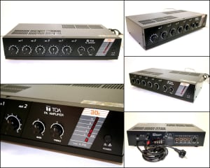 Vintage TOA A-30E PA 5 Channel Mixer Amplifier 