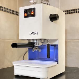 Gaggia Espresso Machine in Polar White 58mm Portafilter