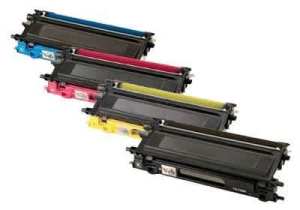 Compatible Premium TN348 BK/C/M/Y Toner Set of 4 - for use in B...