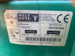 Billy Goat outdoors vacuum