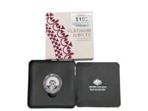 Royal Mint 50C Fine Silver Proof Coin Silver-022900283252