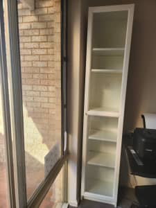 Ikea-billy book case/display cabinet with glass door