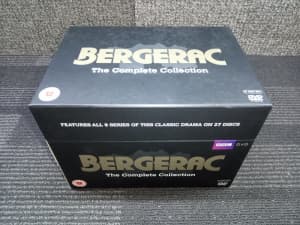 BERGERAC - THE COMPLETE COLLECTION - FULL BOX SET 9 SERIES 27 DVDS BBC