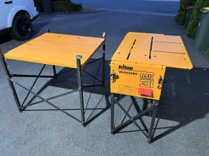 Triton Workcentre MK3 Table Saw with outfeed extension