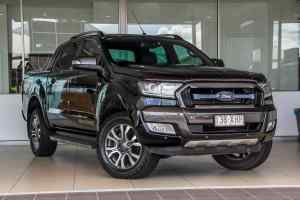 2017 Ford Ranger PX MkII Wildtrak Double Cab Black 6 Speed Sports Automatic Utility