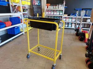 Metal Picking Trolley with Tub