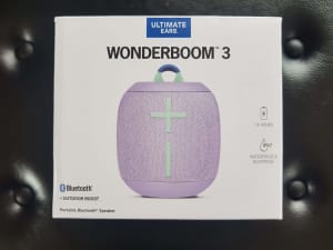 Ultimate Ears Wonderboom 3 bluetooth speaker new sealed