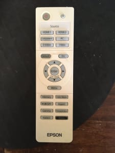 Epson projector remote control