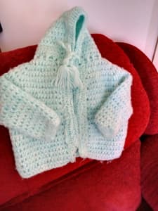 Hand Knitted Hoodie for little one 