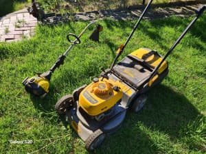 Not Working Talon petrol lawn mower and whipper line snipper AS-IS