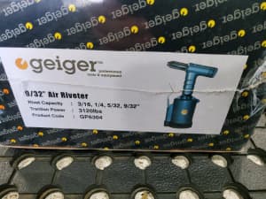SEALED Geiger Air Riveter 1-628797