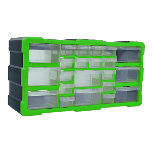 22 Multi Drawer Parts Storage Cabinet Unit Organiser Home Garage Tool