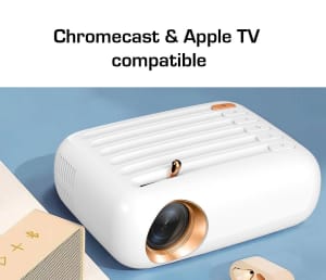 Brand new HD projector (chromecast / apple tv compatible)