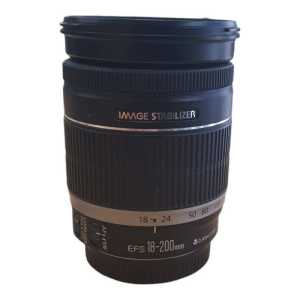 Canon 18-200mm Black Camera Lens
