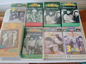 The three stooges VHS collection