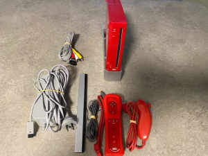 Red limited edition Wii console