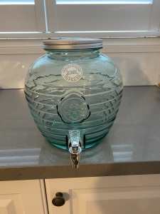 Glass Drink Dispenser - 5.6 litres (NEED GONE ASAP)