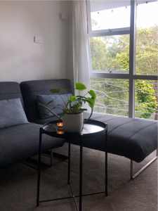 Grey L-shape Sofa (both convert to sofa beds)