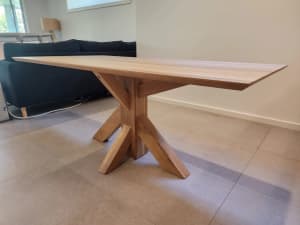 European Oak Rectangular Dining table RRP $5795 SELLING $2800