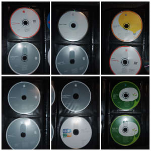 Apple software install discs bulk