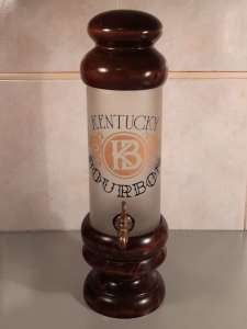 Kentucky Bourbon empty Bottle with brass Tap