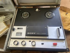 Vintage, tape, recorder and tapes