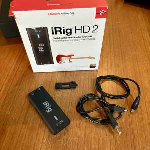 IK Multimedia iRig HD 2 Guitar Audio Interface for iOS, PC and Mac