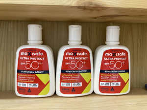 2 x NEW Maxisafe sunscreen spf 50 250ml $10 each