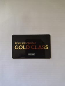 Village Cinemas Gold Class Gift Card $100