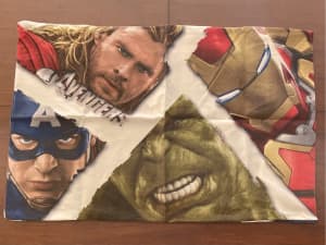 Avengers / Marvel Single Bed Doona / Quilt Cover & Pillow Case