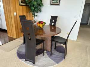CHAIRS LEATHER - DINING ROOM - DORIS KELLY DESIGN
