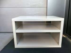 Bedside table with shelves