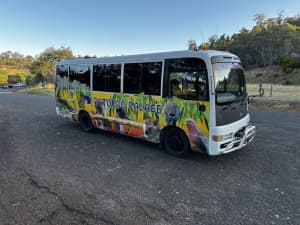 Nissan civilian camper bus motorhome TD42 turbo toy hauler