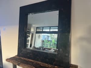 Resin framed mirror
