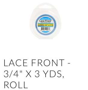 Lace front hair extension tape
