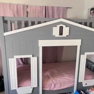 Cubby house bed bunks