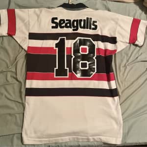 2 GAME WORN RUGBY LEAGUE JERSEYS